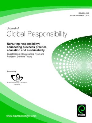 cover image of Journal of Global Responsibility, Volume 2, Issue 2